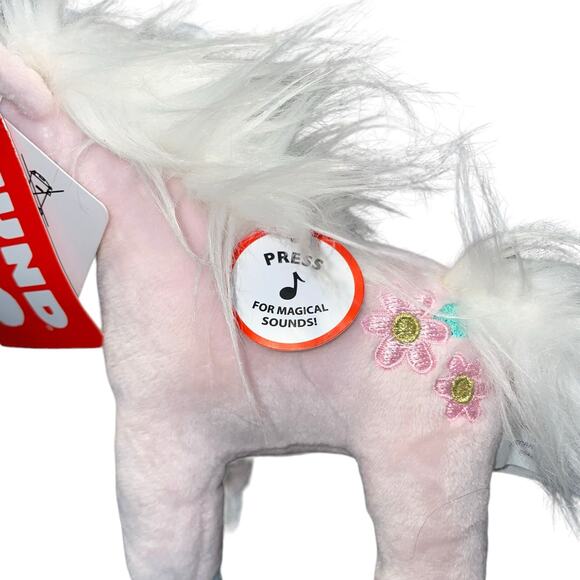 Gund 7" Plush Unicorn Chatters Stuffed Toy Magical Sound Shooting Star Gift - Picture 11 of 12